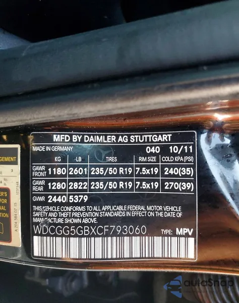 2012 Mercedes-Benz Glk 350 z USA, uszkodzony, nr VIN WDCGG5GBXCF793060